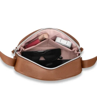 Bolso bandolera de piel Mobile Solution 2