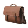Bolso clásico con solapa de piel Bolso clásico con solapa de piel