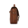 Bolso clásico con solapa de piel Bolso clásico con solapa de piel