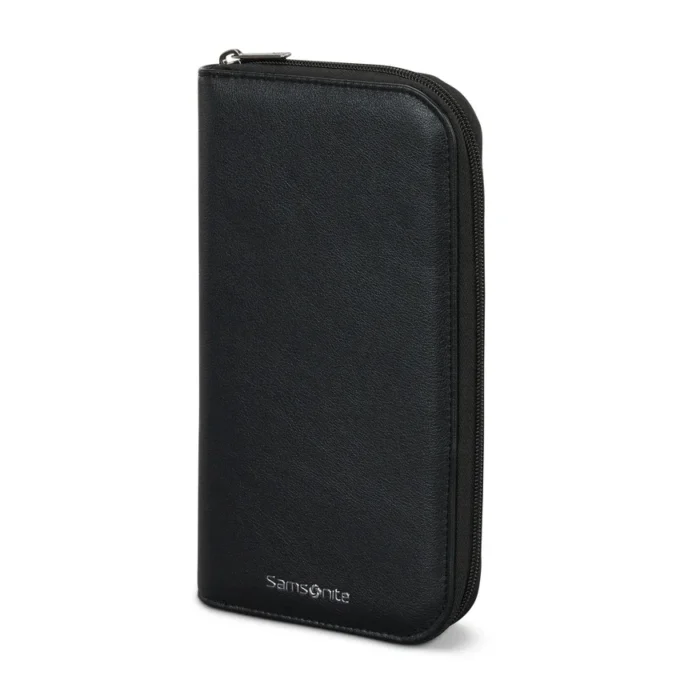 Cartera de viaje con cremallera RFID