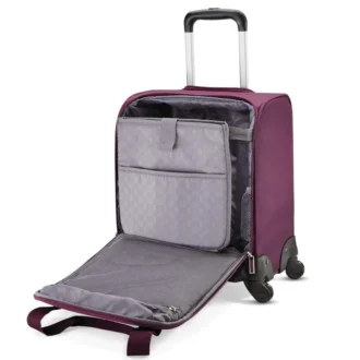 Maleta con ruedas para debajo del asiento y puerto USB