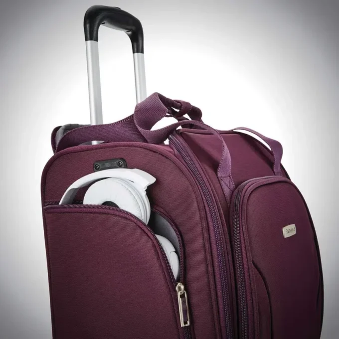 Maleta con ruedas para debajo del asiento y puerto USB Maleta con ruedas para debajo del asiento y puerto USB