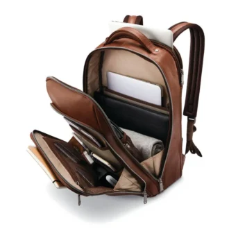 Mochila clásica de piel